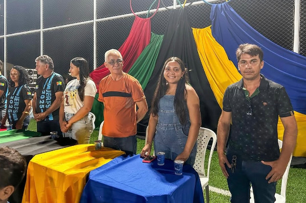 Vereadores participam da abertura dos Jogos Escolares de 2025